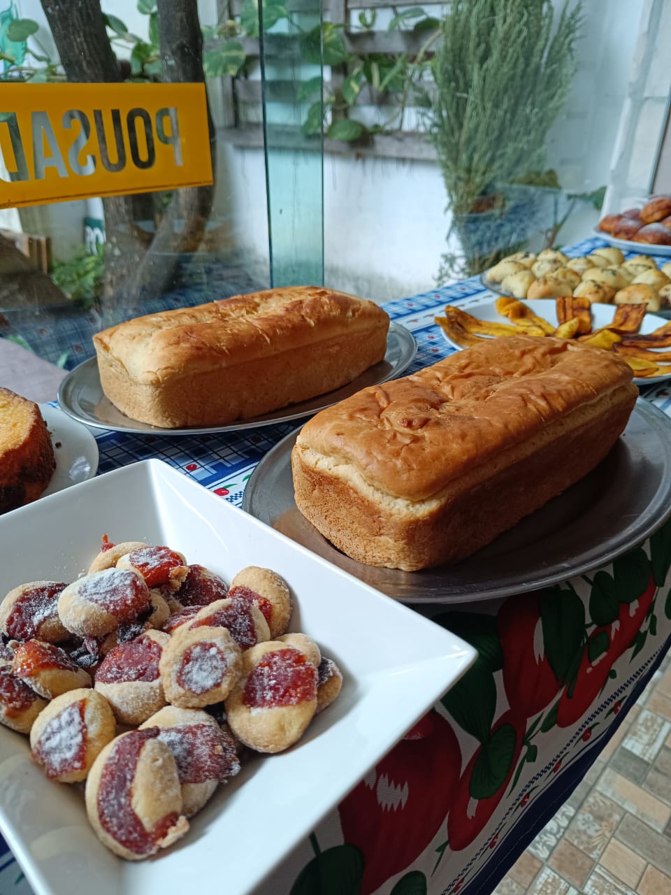 Bolos caseiros no café da manhã